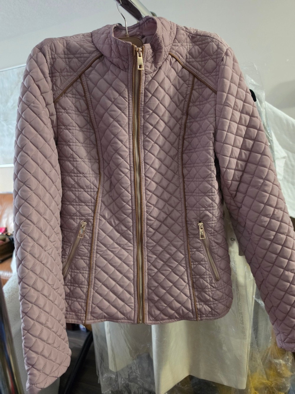 Quilted Mauve Lightweight Women's Jacket